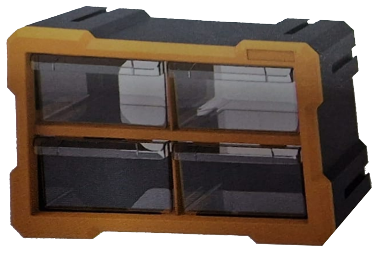 Cutie organizator suruburi capsulata cu 4 nivele (ASR-6013)