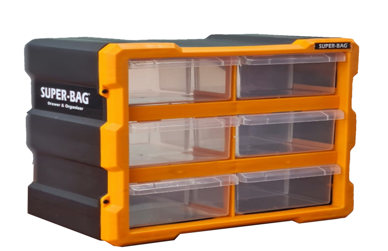 Cutie organizator suruburi cu 6 de locuri (ASR-6008)