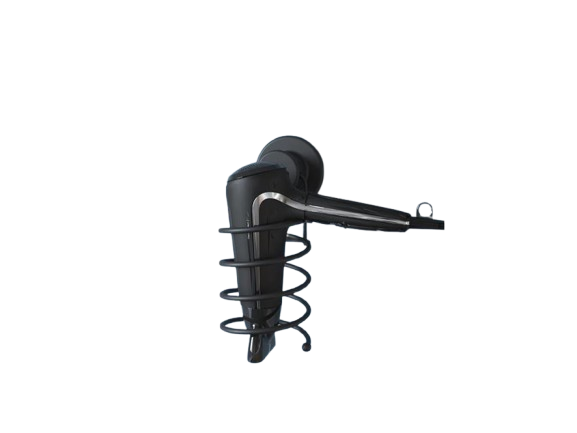 Suport din metal negru pentru feon cu prindere vacum (SV456-B)
