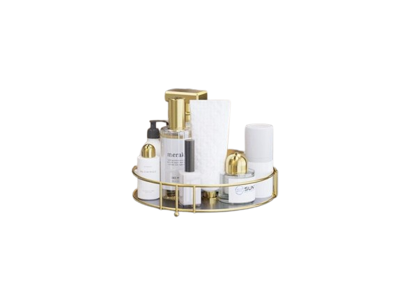 Suport din metal negru rotund pentru parfumuri (SD100-B)