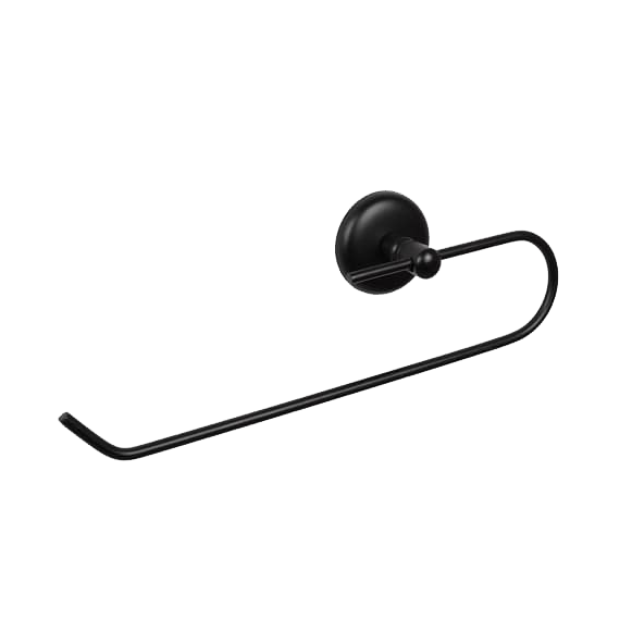 Suport lung din metal pentru rola prosop/hartie negru mat (Nr.211/SM)