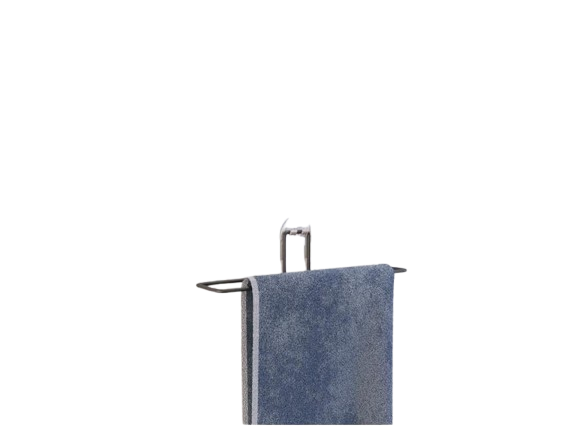 Suport din metal crom pentru prosop cu adeziv (SY081-C)