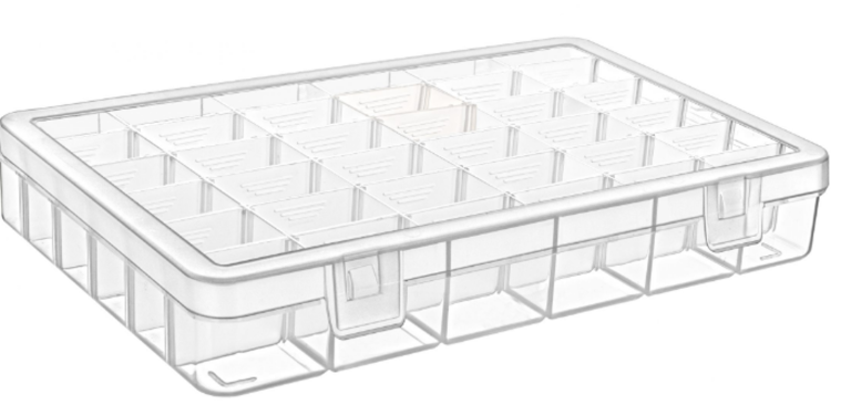 Cutie organizator suruburi transparenta Nr.36 (ASR-5049)