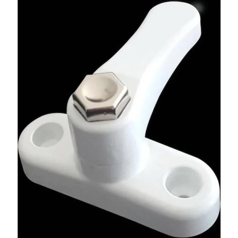 Maner pentru fereastra cu autoblocare si buton alb (BMX-3752)