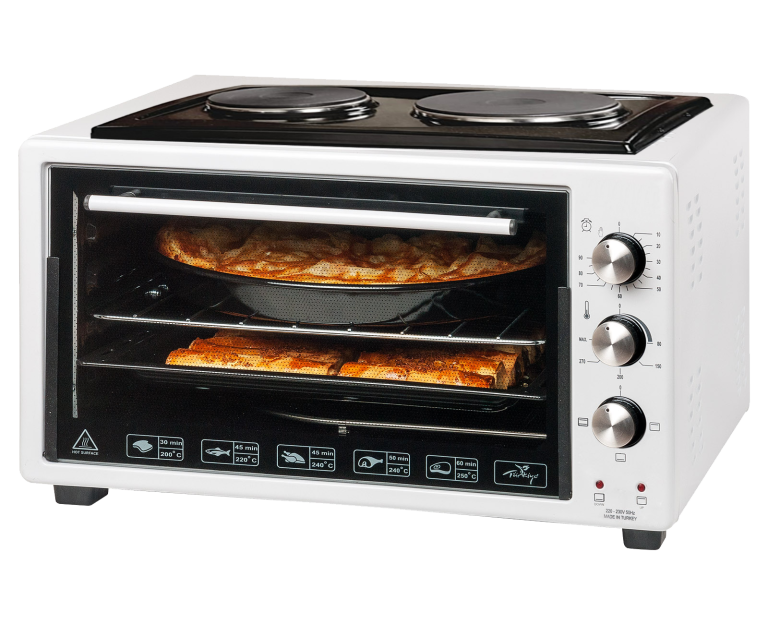Cuptor electric patrat alb+plita 700W (NG-7504-36L)