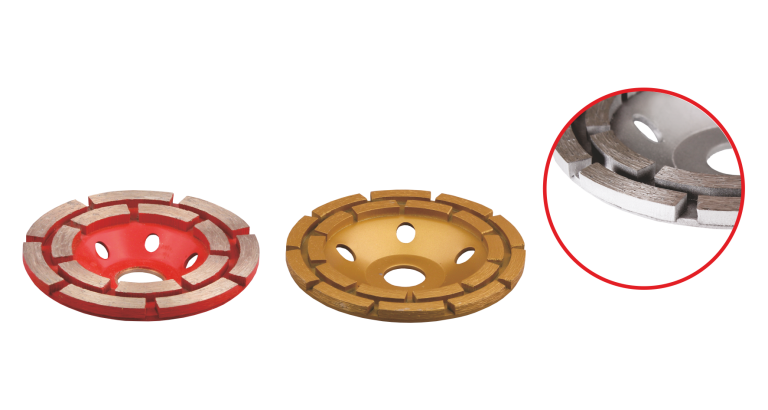 Disc diamantat cu 2 randuri x 9MM (115MM)