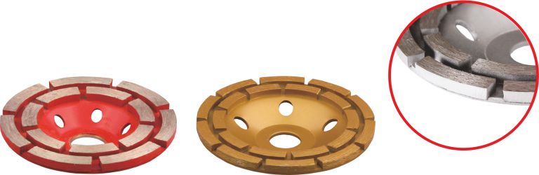 Disc diamantat cu 2 randuri x 9MM (125MM)