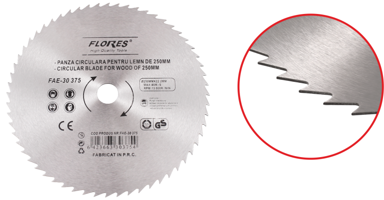 Panza circular pentru lemn (110MM)