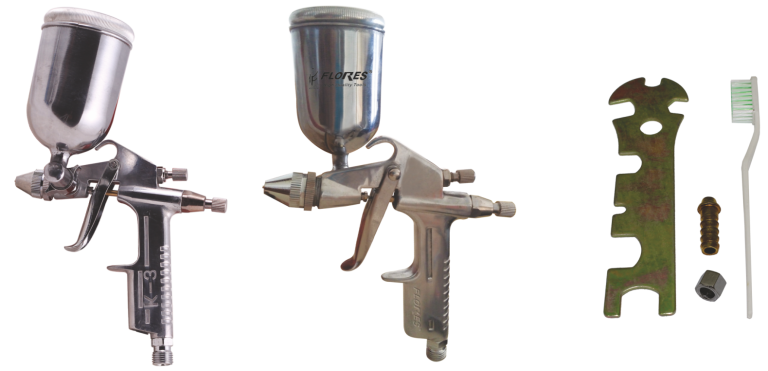 Pistol vopsit mic cu bazin sus din metal (K3)