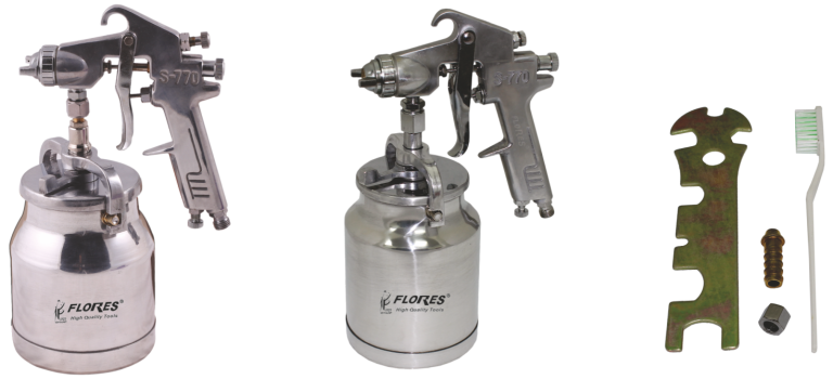 Pistol vopsit cu bazin jos din metal (S-770)