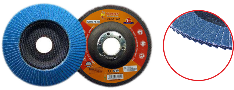 Disc lamelar cu smirghel de 125MM (P100)
