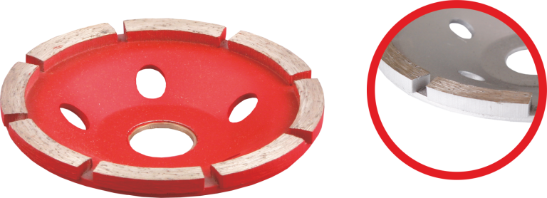 Disc diamantat cu 1 rand x 9MM (125MM)