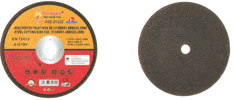 Disc pentru taiat inox (115MMx1.2MMx22.2MM)