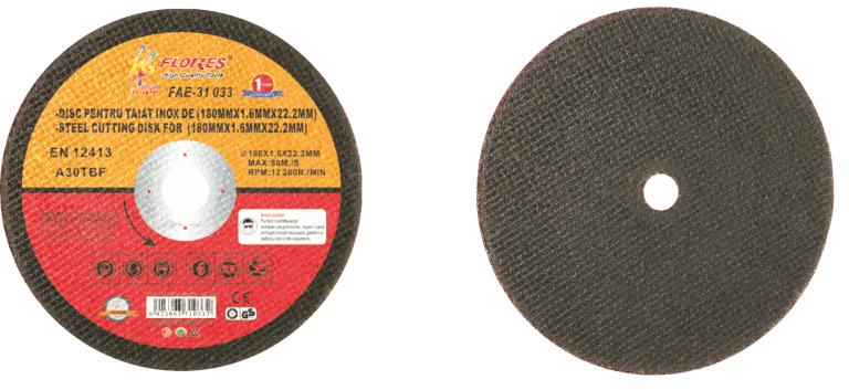 Disc pentru taiat inox (180MMx1.6MMx22.2MM)