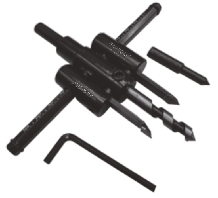 Trusa burghiu reglabil pentru rigips (120MM)