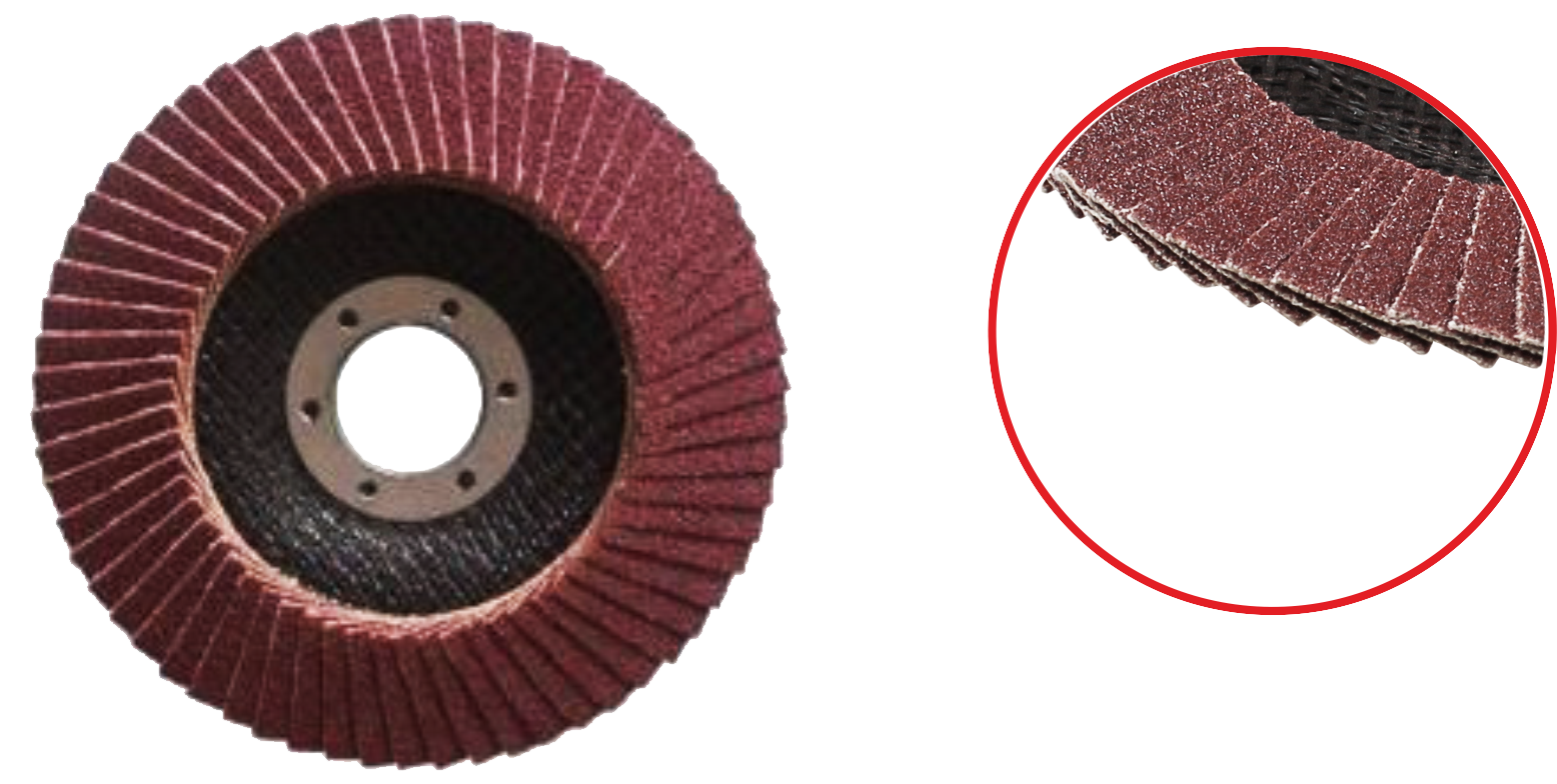 Disc lamelar cu smirghel de 150MM (P60)