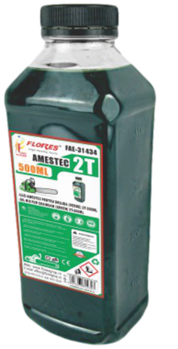 Ulei amestec pentru drujba Verde 2T (500ML) 30 buc/cutie