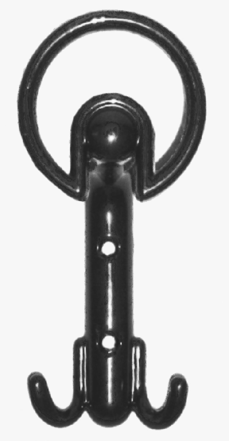 Cuier mare rotund P 304 (negru)