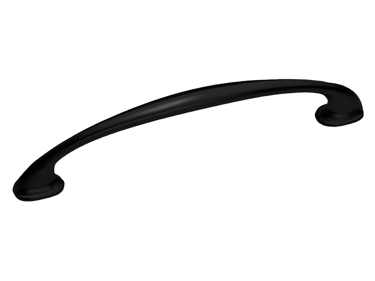 Maner mobila 96MM (subtire cu picior-negru)