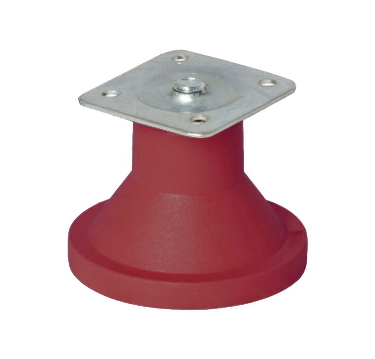 Picior mobila cu placa conic (cires)