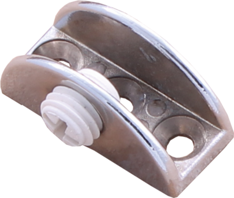 Suport mic oval crom pentru polita geam (Nr.6005)