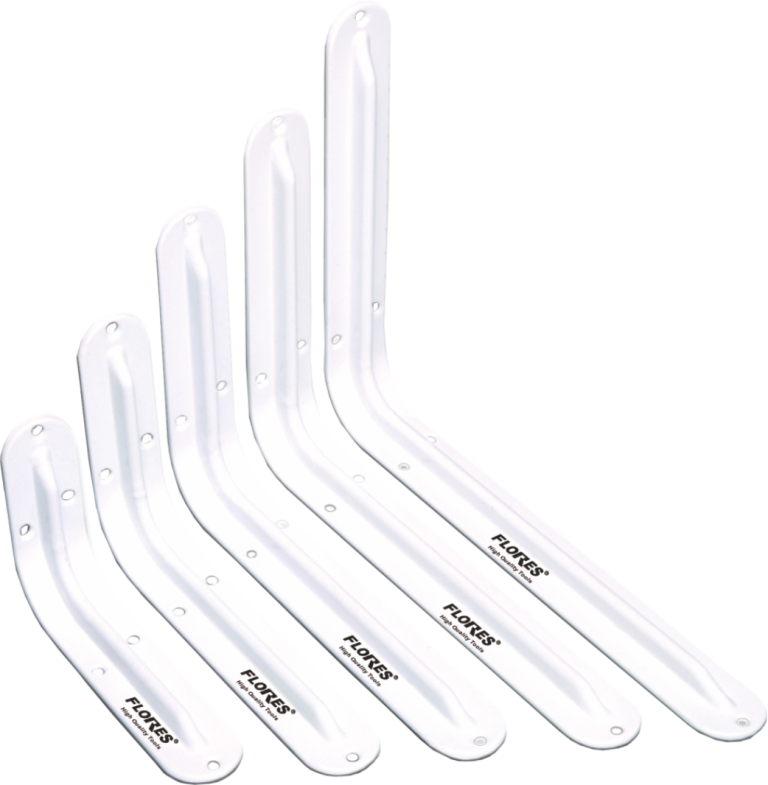Suport lat pentru raft alb (Nr.1-5x6)