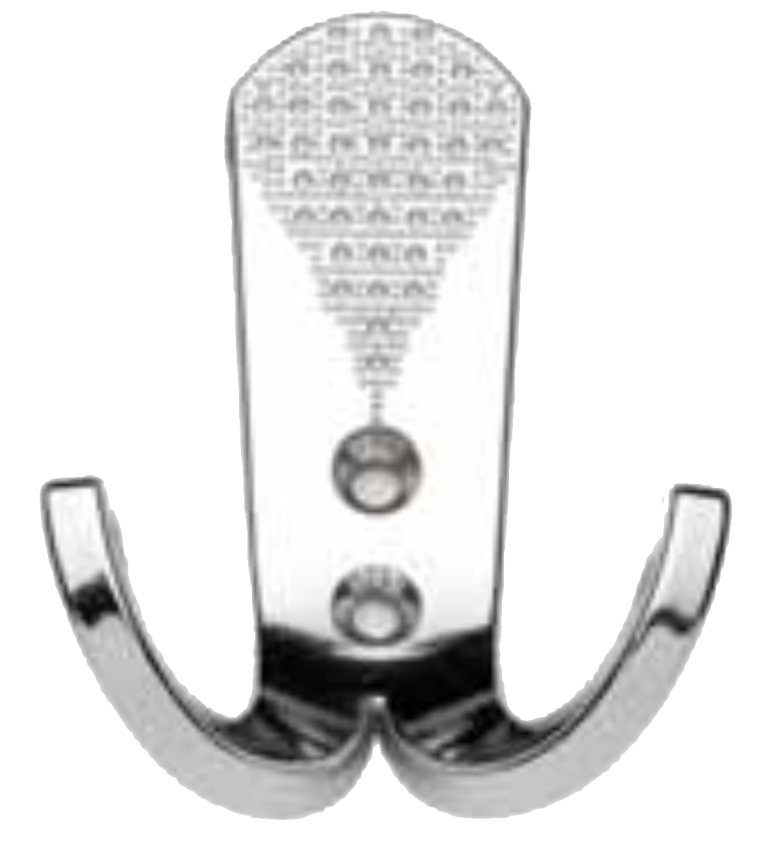 Cuier mic din metal cu model (OZS Nr.3064-crom)