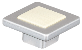 Butoni mobila patrat din plastic (1104-05-pin)