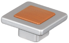 Butoni mobila patrat din plastic (1104-06-cires)