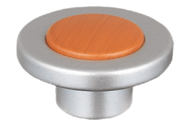 Butoni mobila rotund din plastic (1103-02-par)