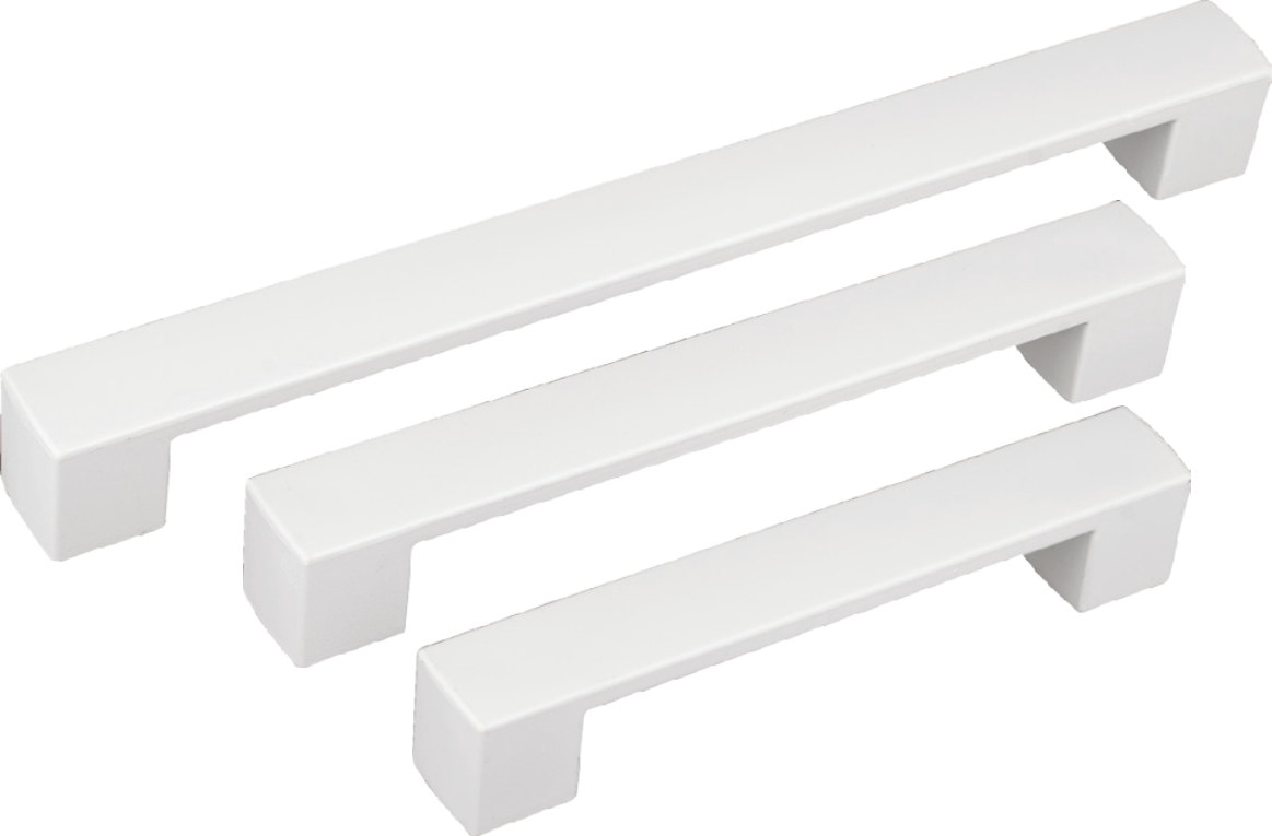 Maner alb din plastic (X6-09-128MM)