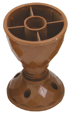 Picior mobila Cristal (maro)