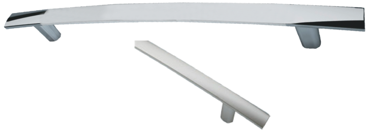 Maner mobila metalic cu model (K-600-96MM-crom-02)