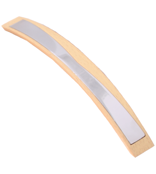 Maner mobila metalic cu plastic (K-935-128MM-crem deschis-01)