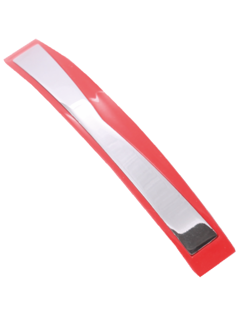 Maner mobila metalic cu plastic (K-935-128MM-rosu-08)