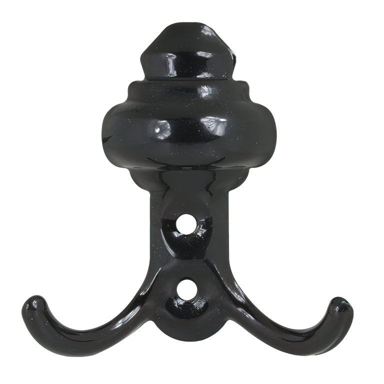 Cuier metal mijlociu (negru fume-325)