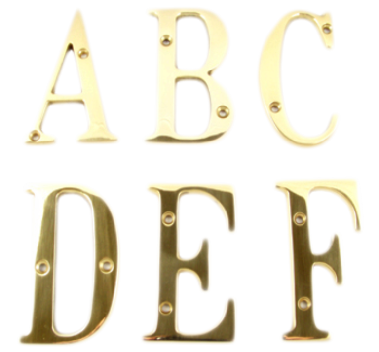 Litera din plastic pentru apartament (L)