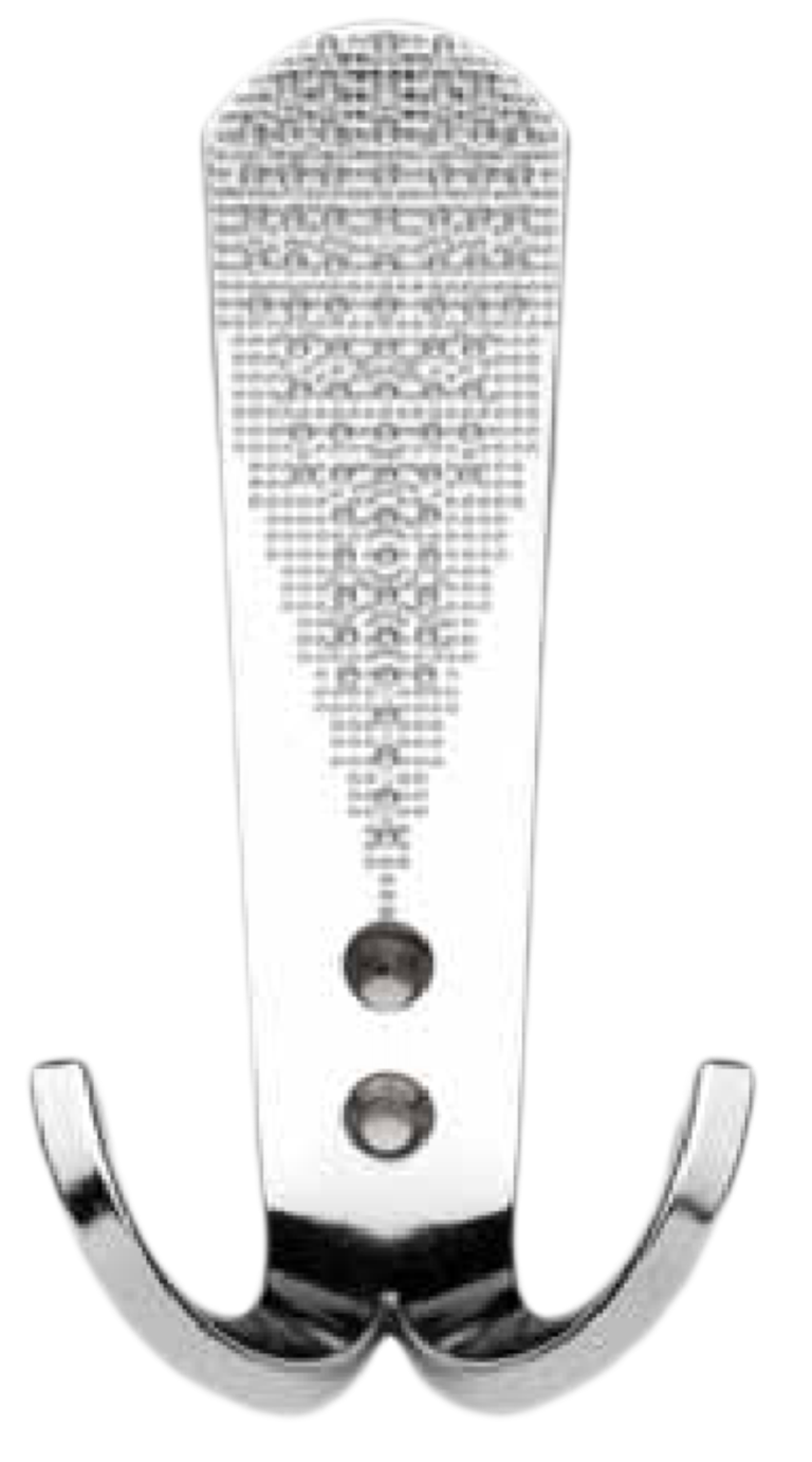 Cuier mare din metal cu model (OZS Nr.3065-crom)