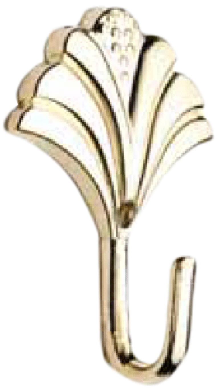 Cuier mic din metal cu floare OZS Nr.3035-crom