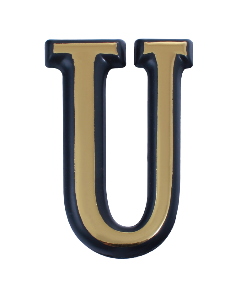 Litera din plastic pentru poarta (U)