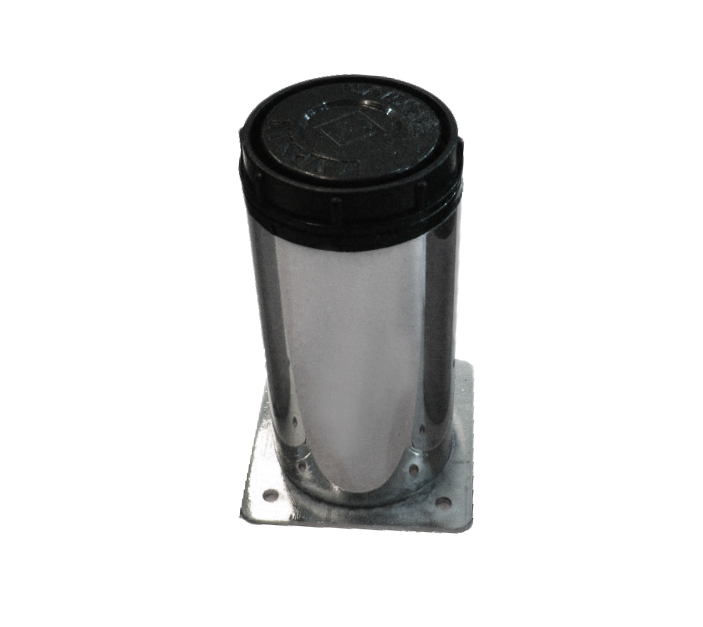 Picior din inox pentru pat (42MMX12CM)