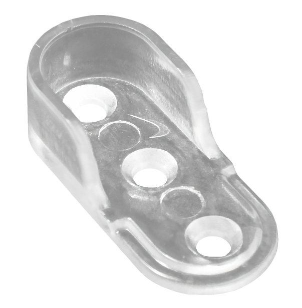 Suport oval pentru prindere haine (transparent)