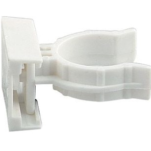 Clips pentru picior mobila din plastic alb