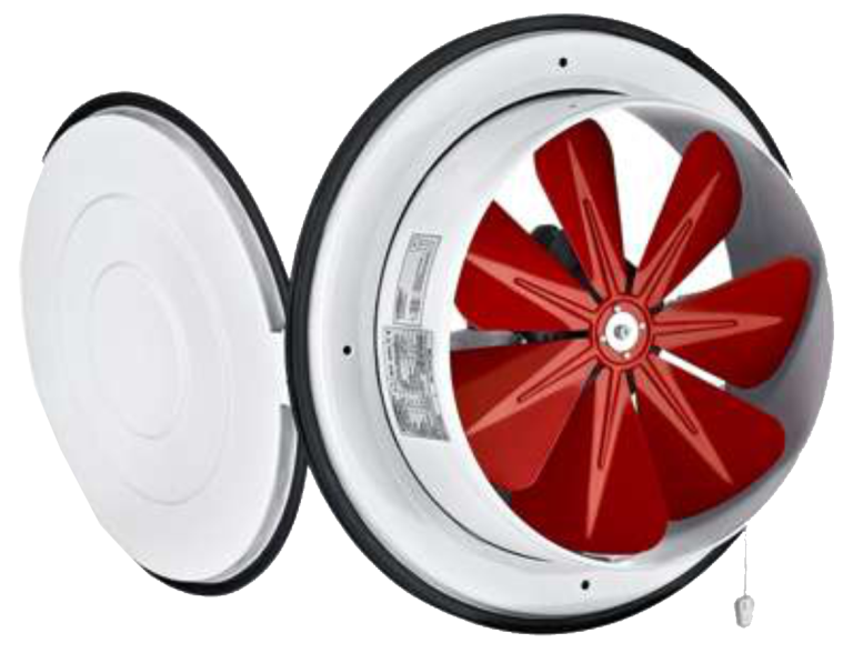 Aerisitor electric din metal+ventilator (160MM)