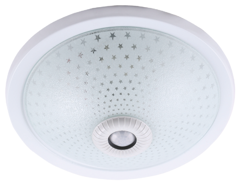 Aplica rotunda cu senzor si 2 becuri ES-255 (30CMx11.5CM)