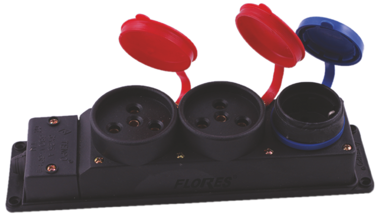 Tripla fara fir 3gauri cu capac (380Vx220V-31/6)