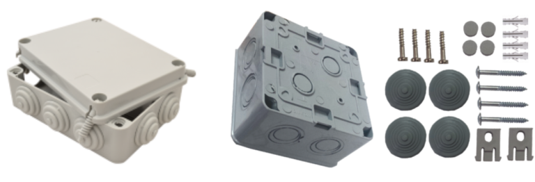 Doza capsulata patrata de legatura (110MMx180MMX77MM)