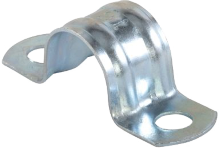 Clema metalica dubla pentru prindere cablu (Nr.7-26MM)