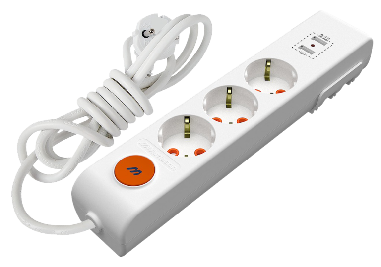 Prelungitor cu led+USB Mutlusan (2Mx3Prize)