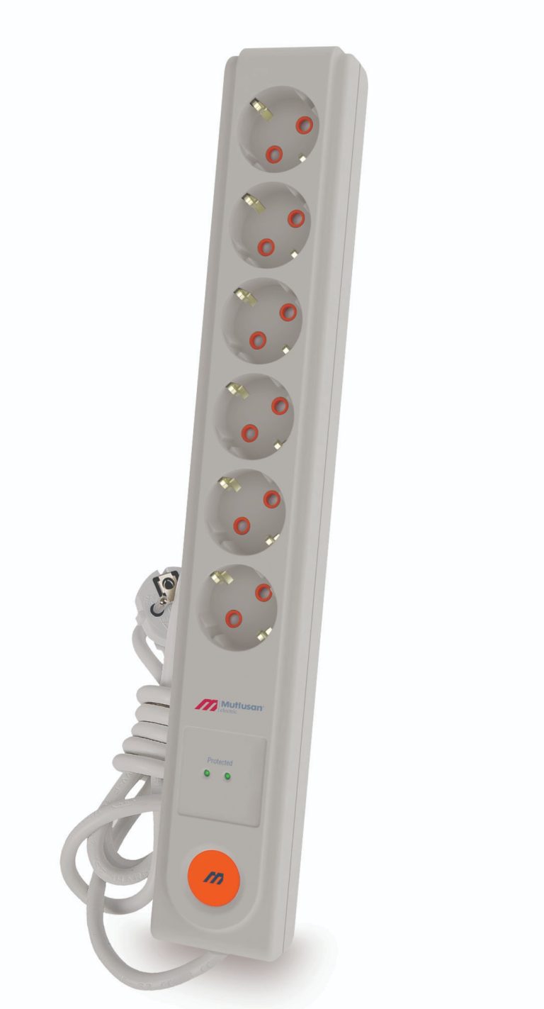 Prelungitor cu led Mutlusan si protectie soc (1.5Mx6Prize)